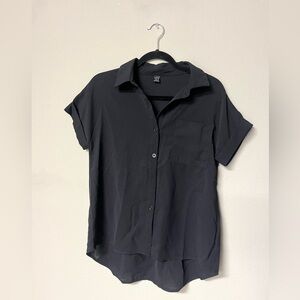 Black button up women’s top